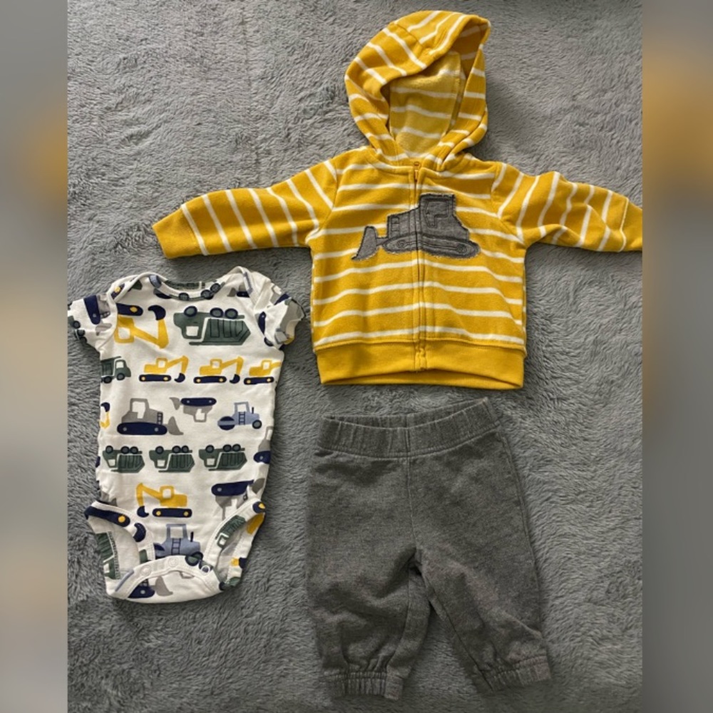 Child of Mine by Carter’s Baby Boy 3-Piece Outfit Set - 0-3 Months